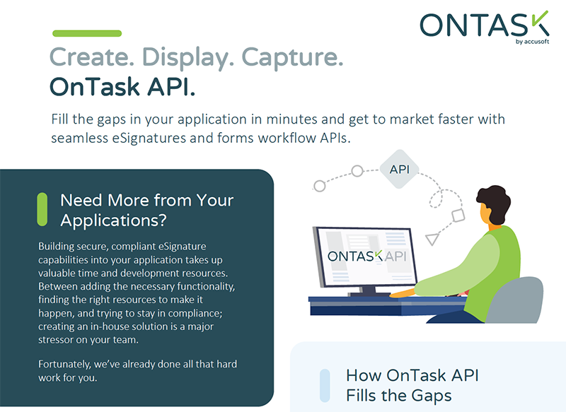 OnTask API Fact Sheet